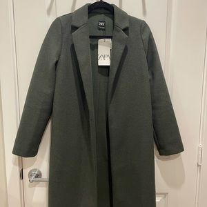 Zara Forest Green Coat